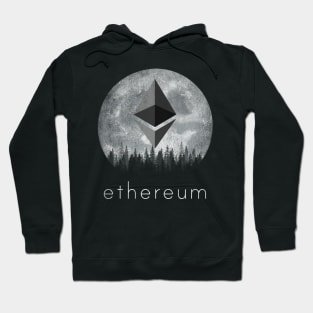 Vintage Ethereum ETH Coin To The Moon Crypto Token Cryptocurrency Blockchain Wallet Birthday Gift For Men Women Kids Hoodie